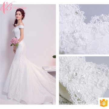 Gorgeous Chic Mermaid Satin Malaysia Wedding Dress